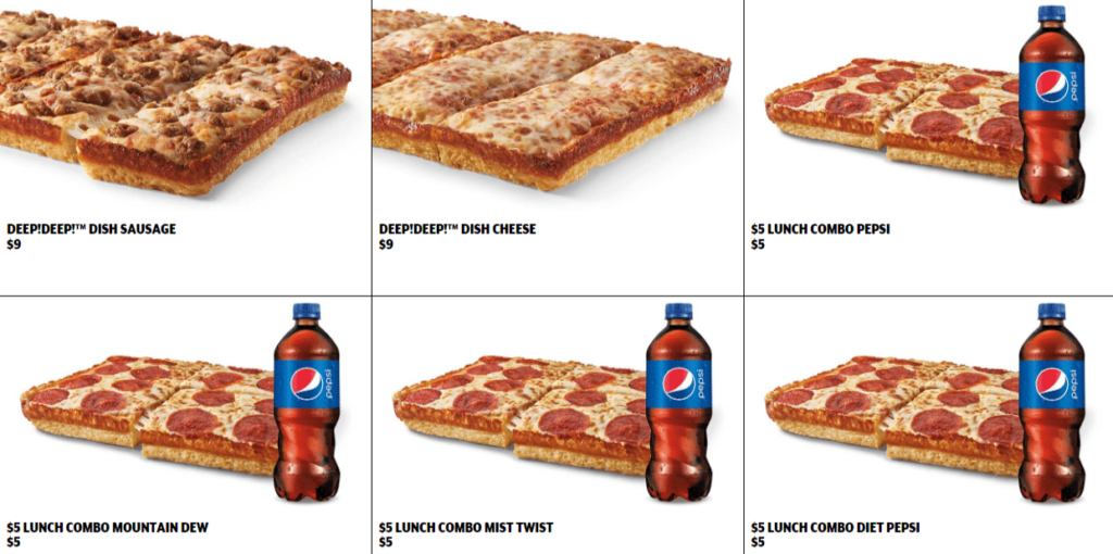 Little Caesars Pizza Menu And Deals