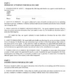 Medical Power Of Attorney Word Free Printable Legal Forms