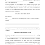 Michigan Last Will And Testament Template Download Printable PDF