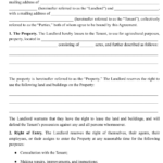 Missouri Farm Lease Agreement Template Download Printable PDF