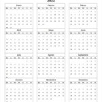 Modelo Calendario 2022 Para Imprimir Calendar Printables Coloring