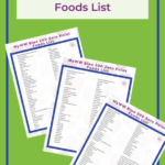 My WW Blue 200 Zero Point Foods List Free Printable PDF The Holy Mess
