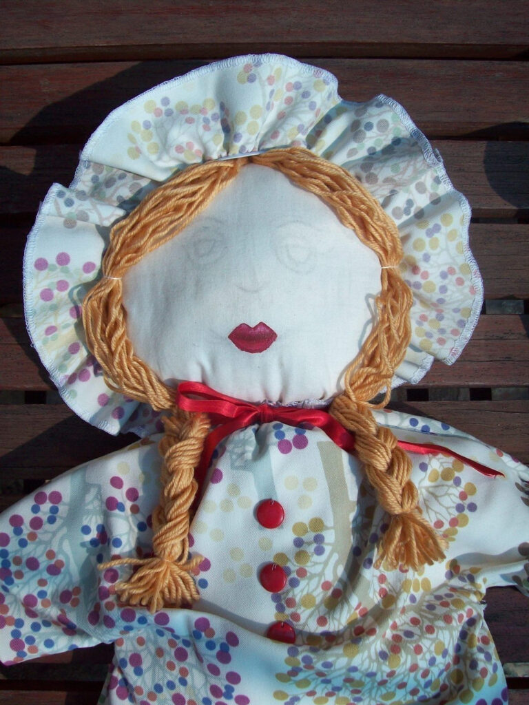 Nina The Rag Doll How To Make A Rag Dolls A Person Plushie Sewing 