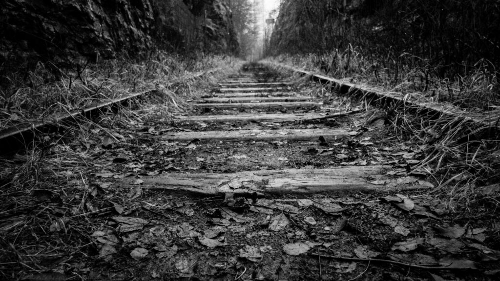 Old Rail Track Wallpaper 4K Background HD Wallpaper Background