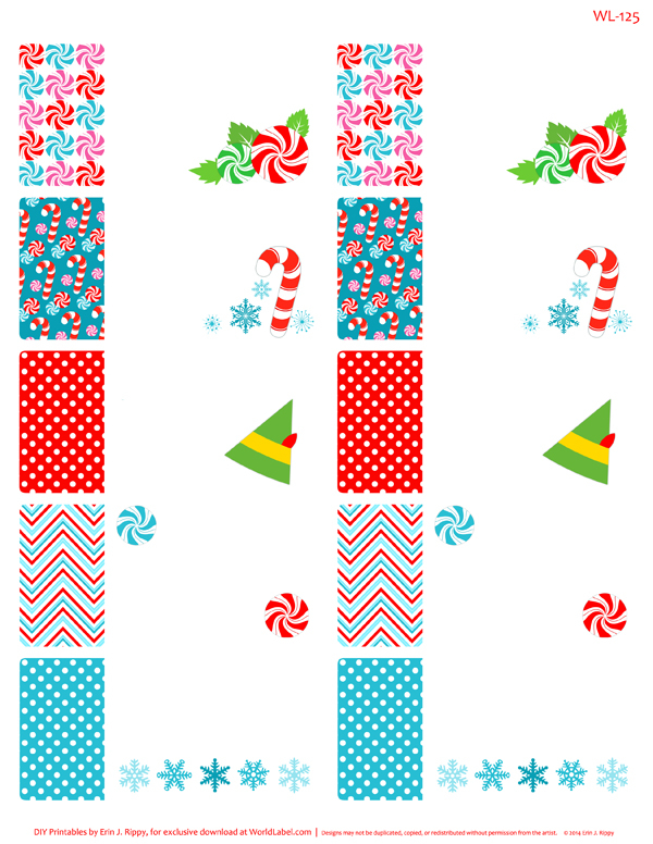 Peppermint Please Christmas Printable Labels Tags Worldlabel Blog