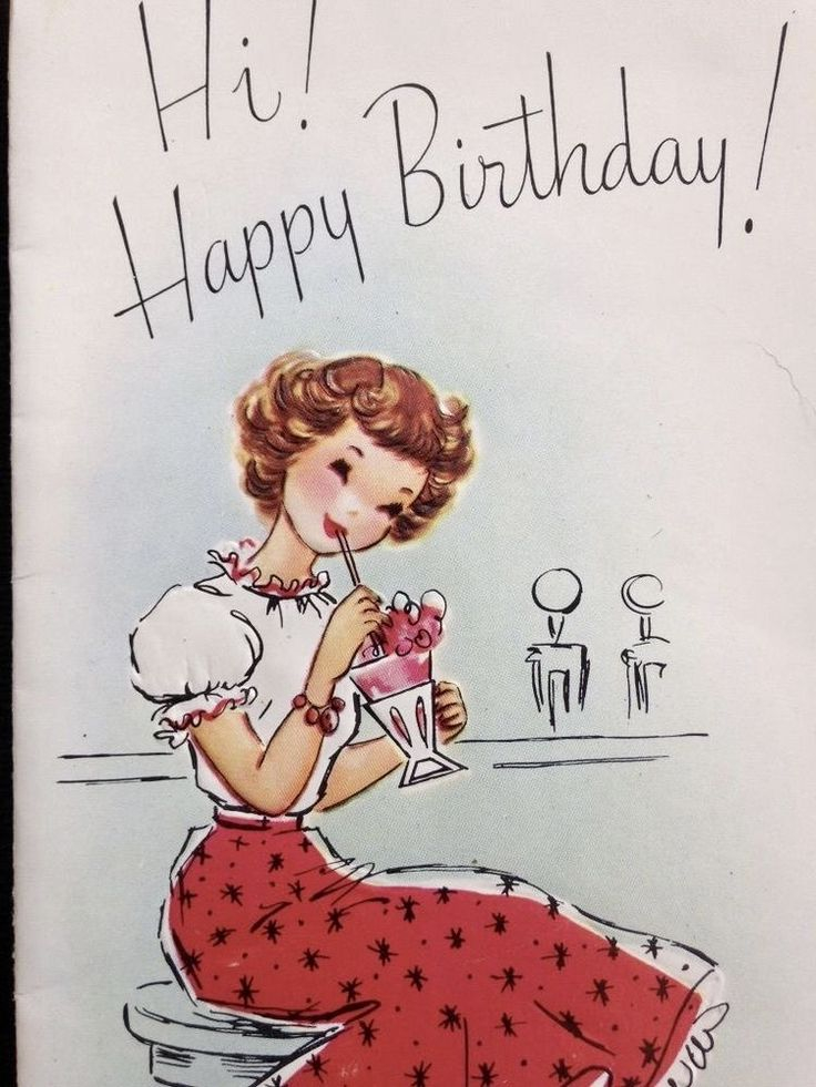 Pin By Robin Clark On Birthdays In 2021 Vintage Birthday Cards Happy 