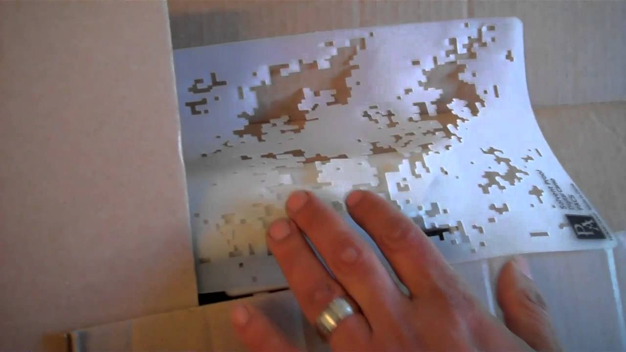 Primary Arms Digital Camo Stencil How To Paint Tutorial YouTube