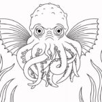 Printable Cthulhu Coloring Page Free Printable Coloring Pages For Kids