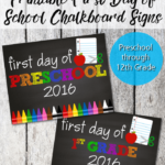 Printable First Day Of School Signs From ABCs To ACTs