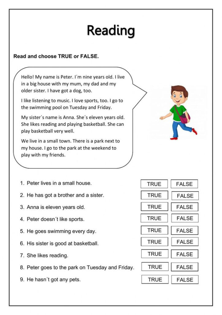 Reading Comprehension Online Exercise For Grade 4 In 2021 4th Grade 