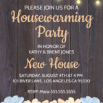 Rustic Housewarming Invitation House Warming Party Invite Etsy In
