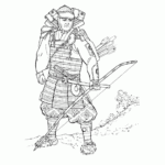 Samurai Coloring Pages To Download And Print For Free