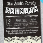 School Reunion Invitation Templates Free Inspirational Best 25 Family
