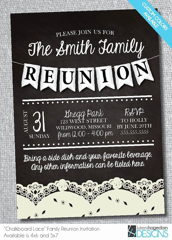 School Reunion Invitation Templates Free Inspirational Best 25 Family 