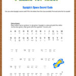Squigly s Space Secret Code Word Puzzles For Kids Word Games For