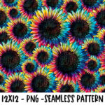 Sunflower Seamless Pattern In 2020 Seamless Patterns Sunflowers