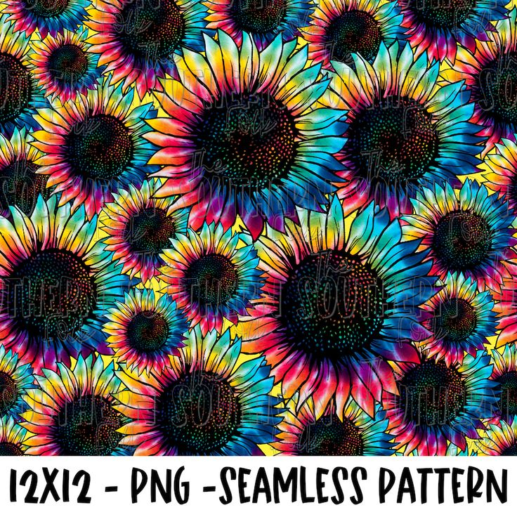 Sunflower Seamless Pattern In 2020 Seamless Patterns Sunflowers 