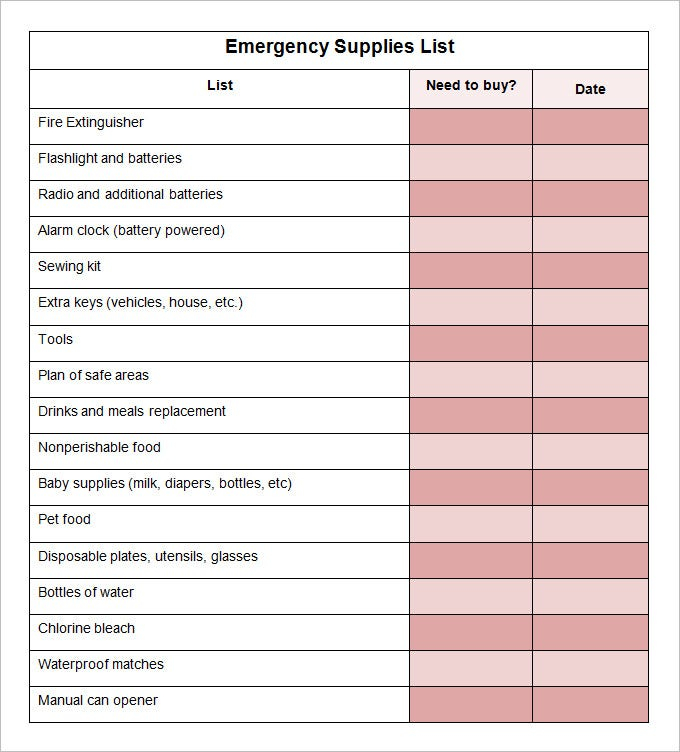 Supply Inventory Template 19 Free Word Excel PDF Documents Download 