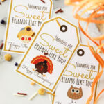Thankful For Sweet Friends Like You Free Printable Gift Tags Baking
