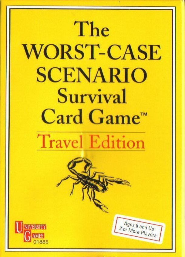 The Worst Case Scenario Survival Card Game Travel Edition T rsasj t k 
