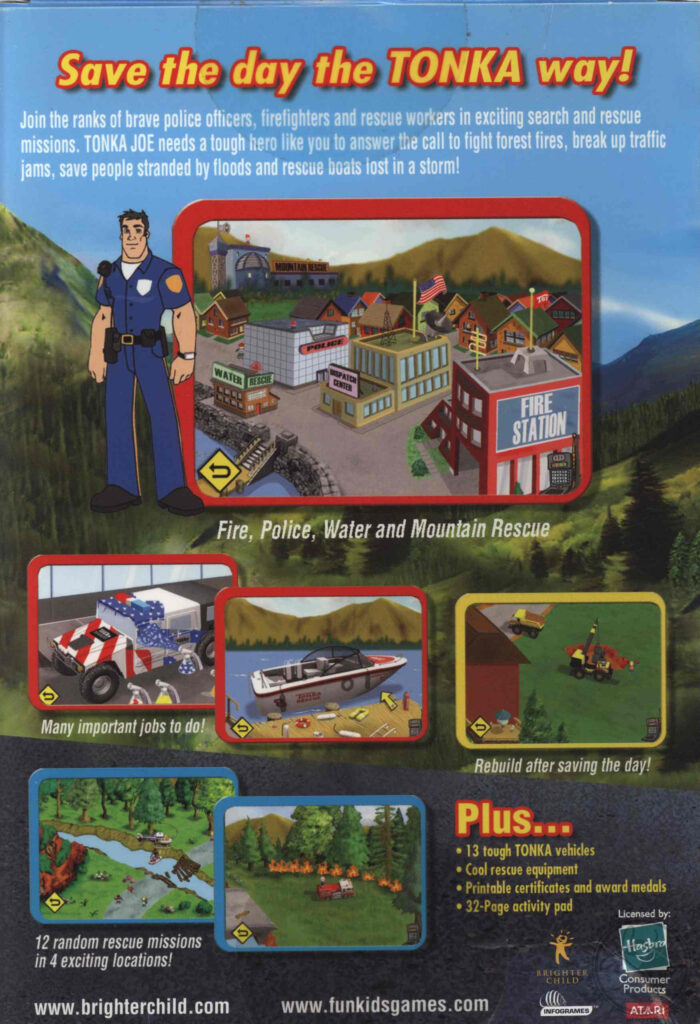 Tonka Search Rescue 2 PC Game With Printable Activity Pad CD ROM 