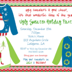 Ugly Christmas Sweater Party Invitations
