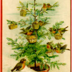 Vintage Birds Christmas Tree Image Charming The Graphics Fairy