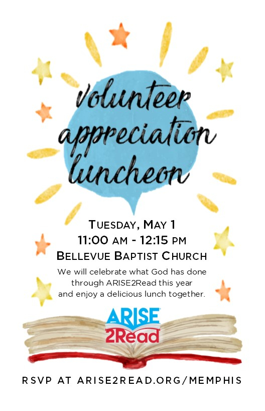 Volunteer Appreciation Luncheon Invite V2 ARISE2Read