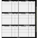 Weekly Workout Log Examples Format Pdf Examples