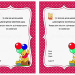 Winnie The Pooh Birthday Invitations Free Printable BirthdayBuzz