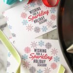Wishing You A Sparkling Holiday Season Free Printable Gift Tag Baking