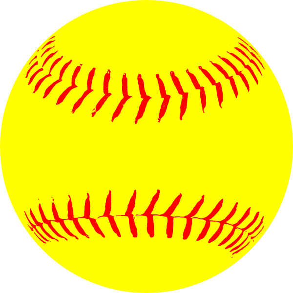 Yellow Softball Clip Art At Clker Vector Clip Art Online Royalty 